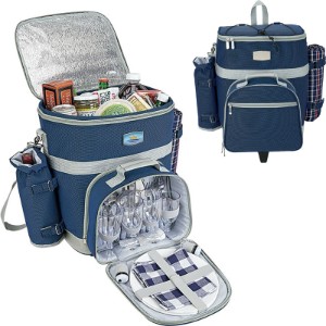 Central Park 4 Person Trolley Picnic Cooler Set - LG1502