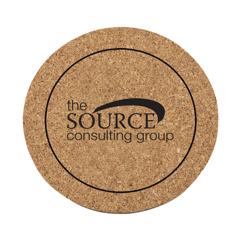 Product Photo 1 Round Cork Coaster, 3-1/2"