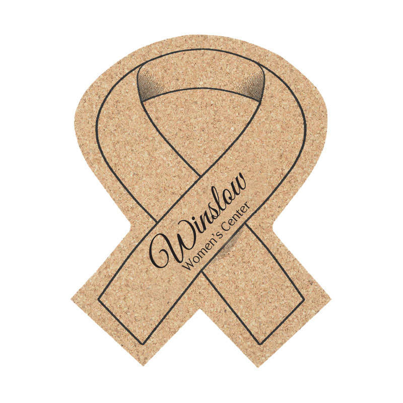 Product Photo 1 Ribbon Cork Coaster, 4-1/2"
