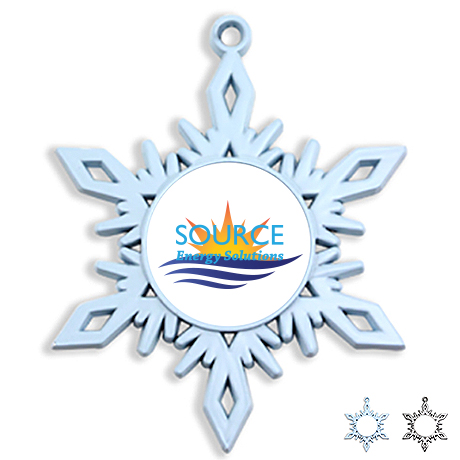 Product Photo 1 Snowflake Die Cast Holiday Ornament