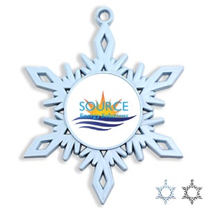 Snowflake Die Cast Holiday Ornament - EM1095