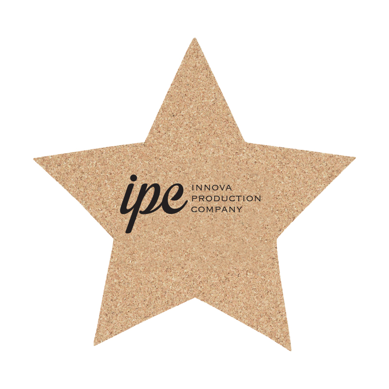 Product Photo 1 Star Cork Coaster, 4-1/4"