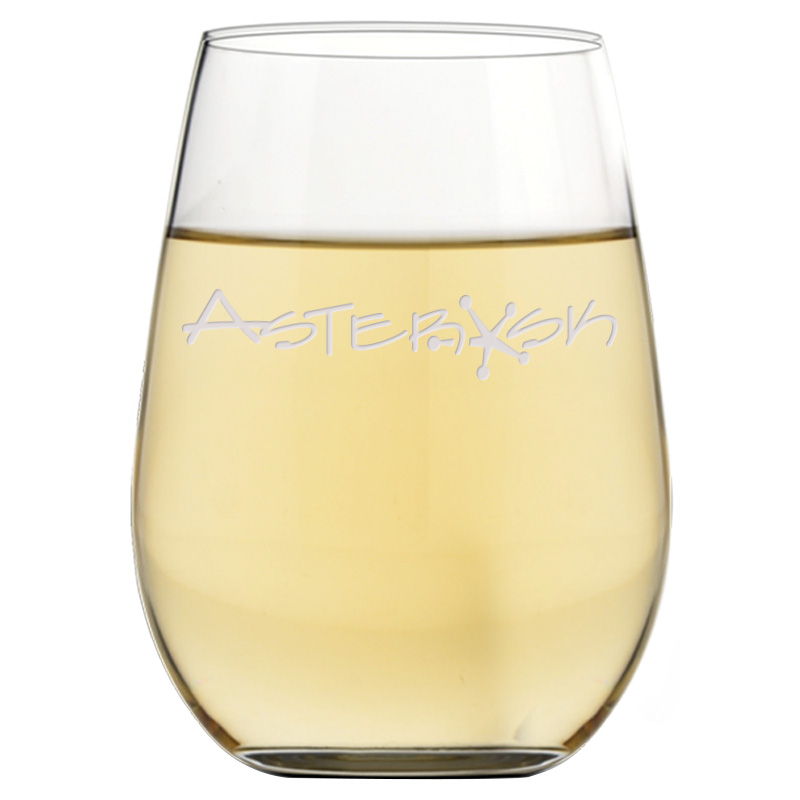 Product Photo 1 Riedel® 'O' Series Riesling Stemless Wine Glass, Deep Etched, 13-1/4oz.