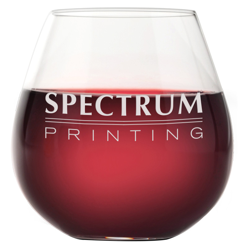 Product Photo 1 Riedel® 'O' Series Burgundy Stemless Wine Glass, Deep Etched, 23-3/4oz.