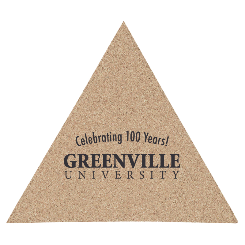 Product Photo 1 Triangle Cork Coaster, 5-1/4"
