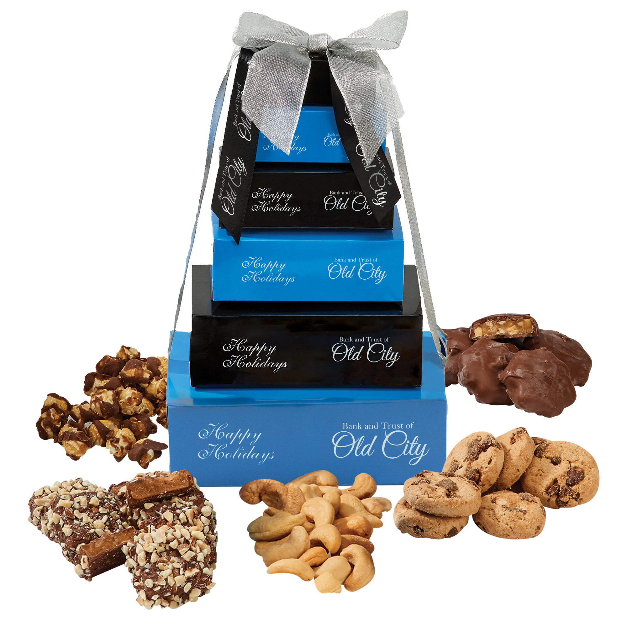 Product Photo 1 Six-Tier Custom Logo Treat Tower Assortment 2