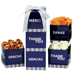 Thank You Cube Cookie Tower - ZA4003