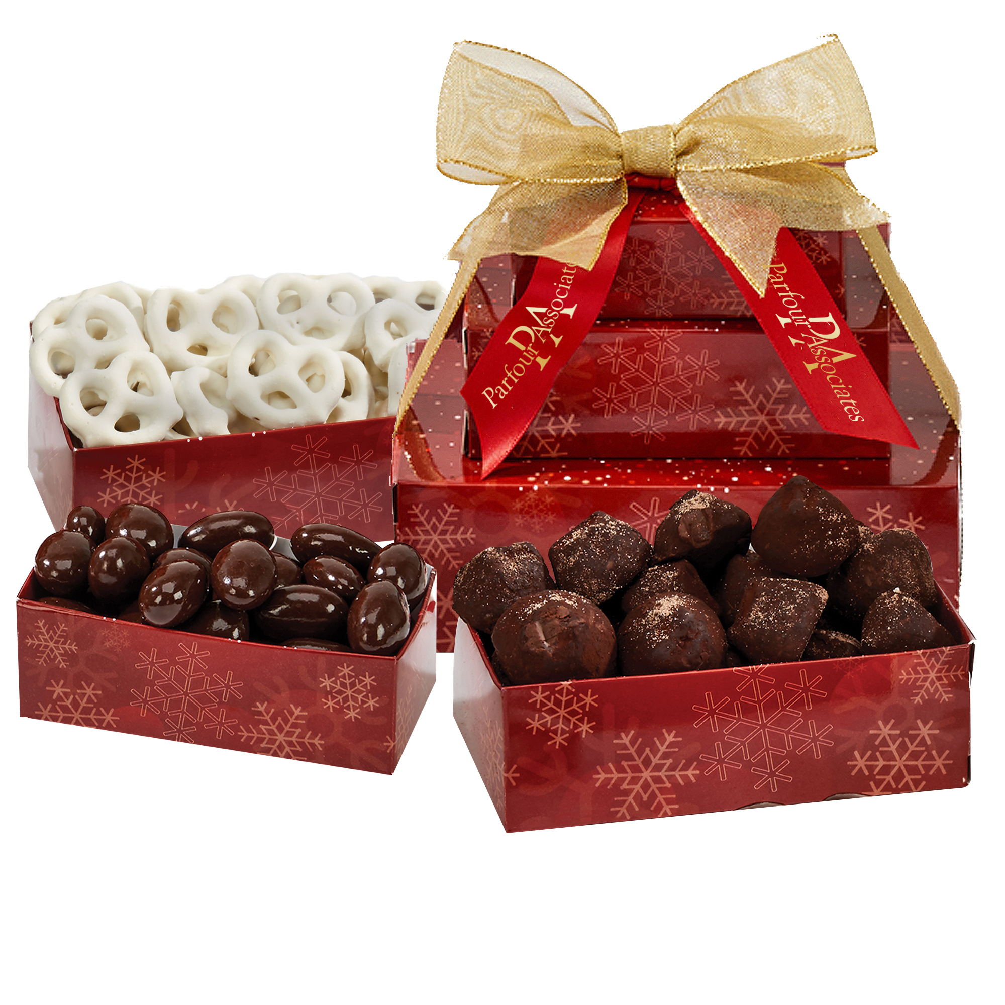 Product Photo 1 Red Snowflake Three Tier Tower Assortment 2