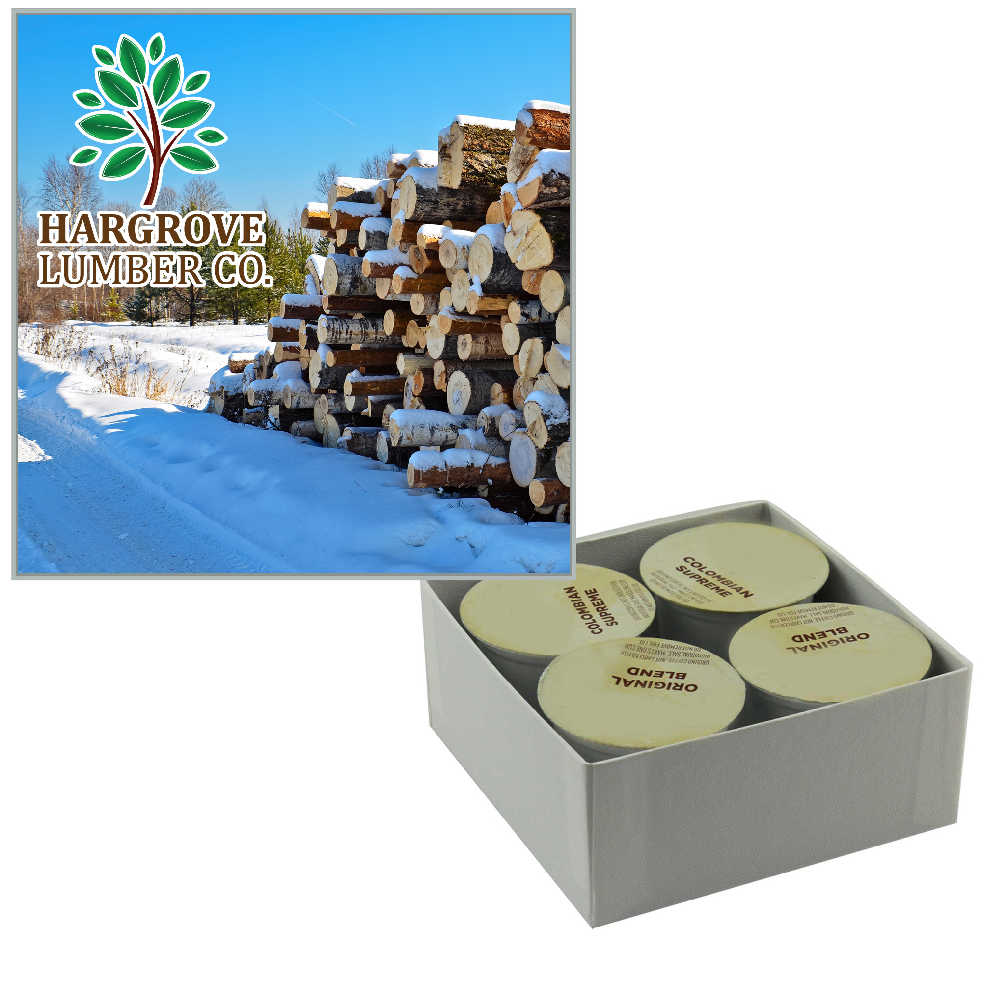 Product Photo 1 Custom Coffee Cups Box, 4-Pack