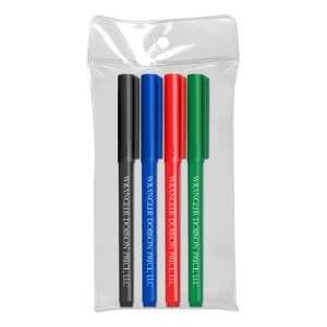 Note Writers Fine Point Fiber Point Pens, 4-Pack - LK4202