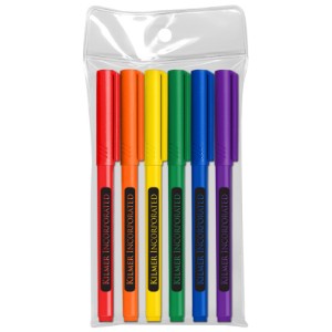 Note Writers Fine Point Fiber Point Pens, 6-Pack - LK4203