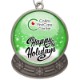 Snow Globe Die Cast Holiday Ornament