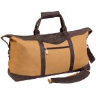Photo 8 Utah Canyon Buffalo Leather and Canvas Duffel Bag, 22"