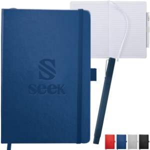 Nova Bound Hard Cover UltraHyde JournalBook™ & Ballpoint Pen Bundle Set - LD1631
