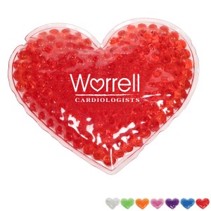Large Heart Aqua Pearls Gel Hot/Cold Pack - AR1881