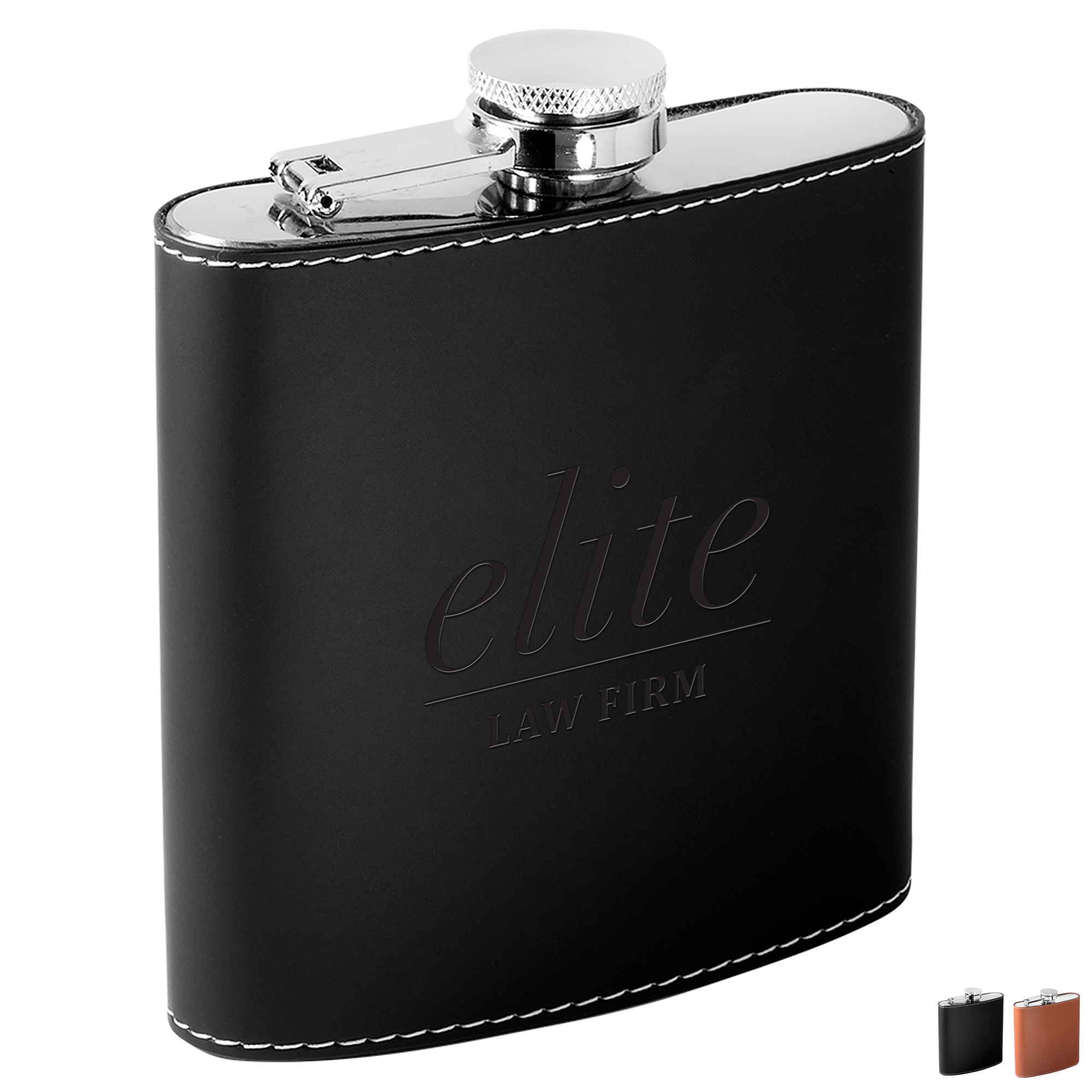 Product Photo 1 Tuscany™ Stainless Steel Beverage Flask, 6oz.