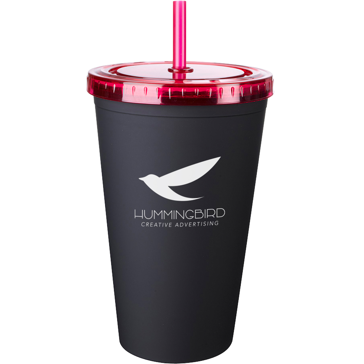 Product Photo 1 Matte Black Newport Tumbler w/ Straw, 16oz.