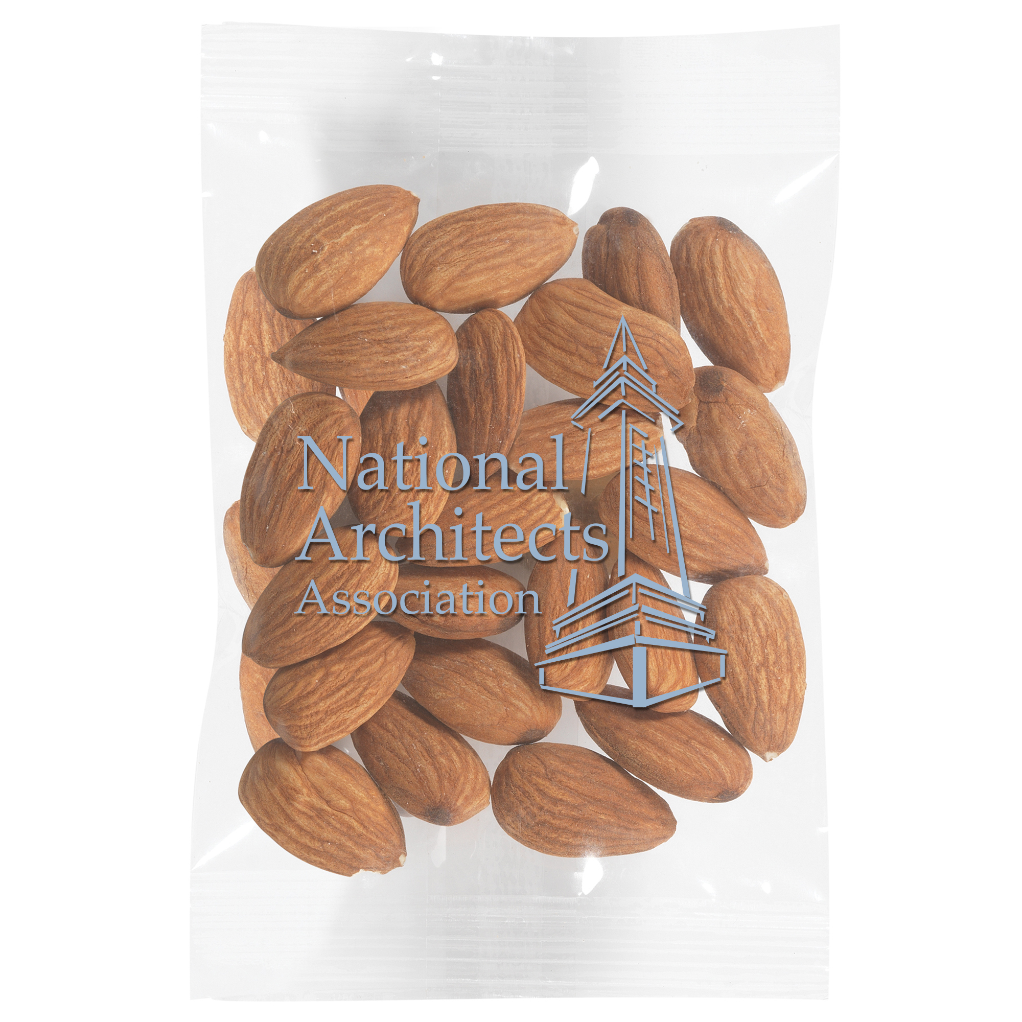 Product Photo 1 Raw Almonds Healthy Snax Bag, 1oz.