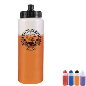 Mood Color Changing Bottle with Pull Cap, 32oz. w/ Full Color Imprint - AK6001