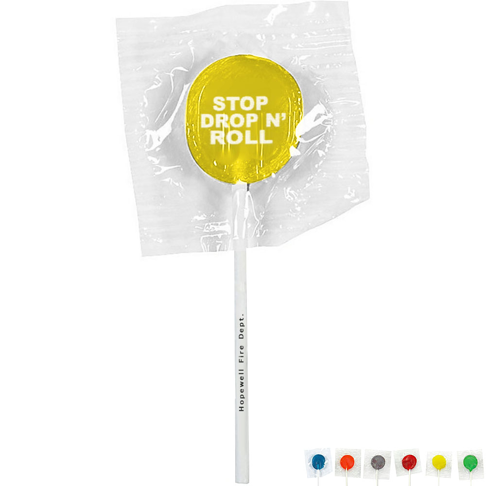 Product Photo 1 Stop Drop & Roll Design, Custom Lollipops