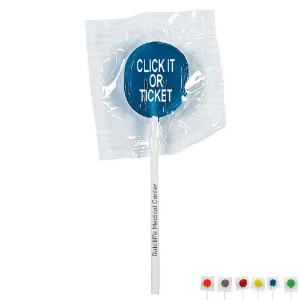Click It or Ticket Design, Custom Lollipops - GP1500