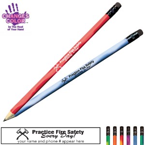 Practice Fire Safety Every Day Mood Color Changing Pencil - PCL202