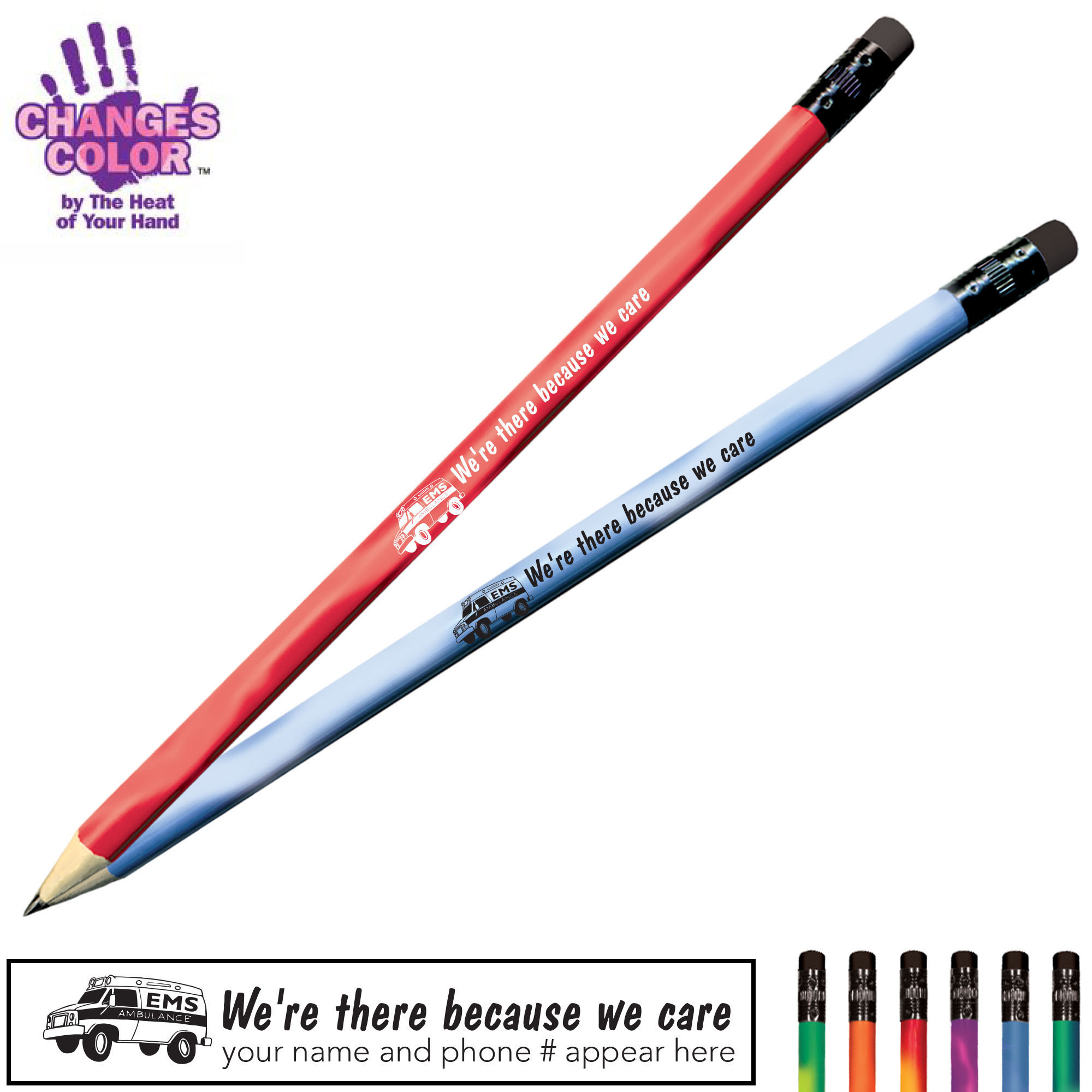Product Photo 1 We're There Because We Care Mood Color Changing Pencil