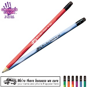 We're There Because We Care Mood Color Changing Pencil - PCL215