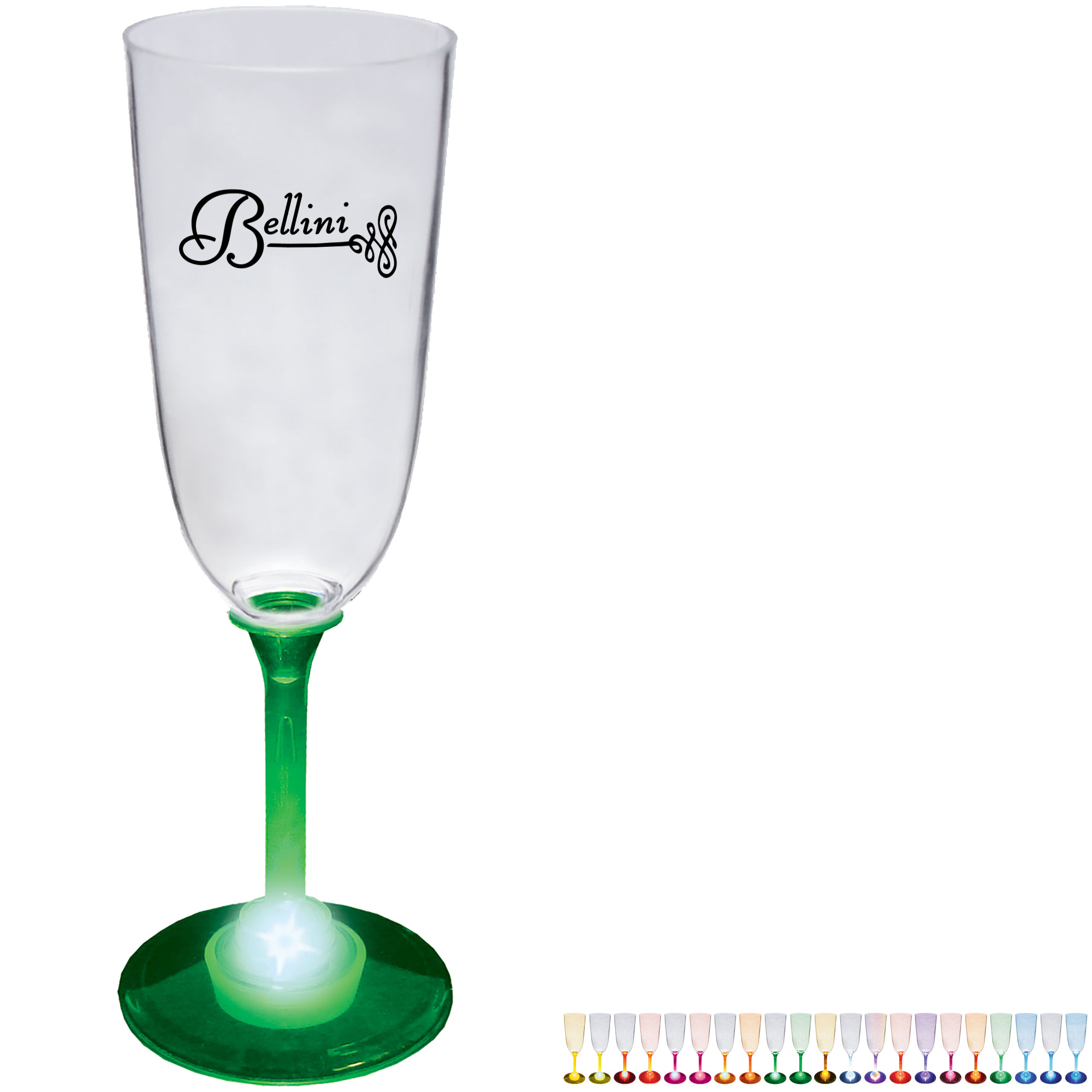 Product Photo 1 Light Up LED Champagne Glass, 7oz.