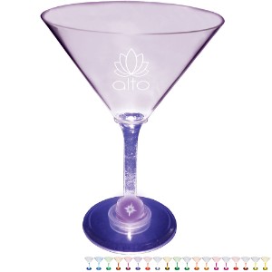 Light Up LED Martini Glass, 10oz. - HW1385