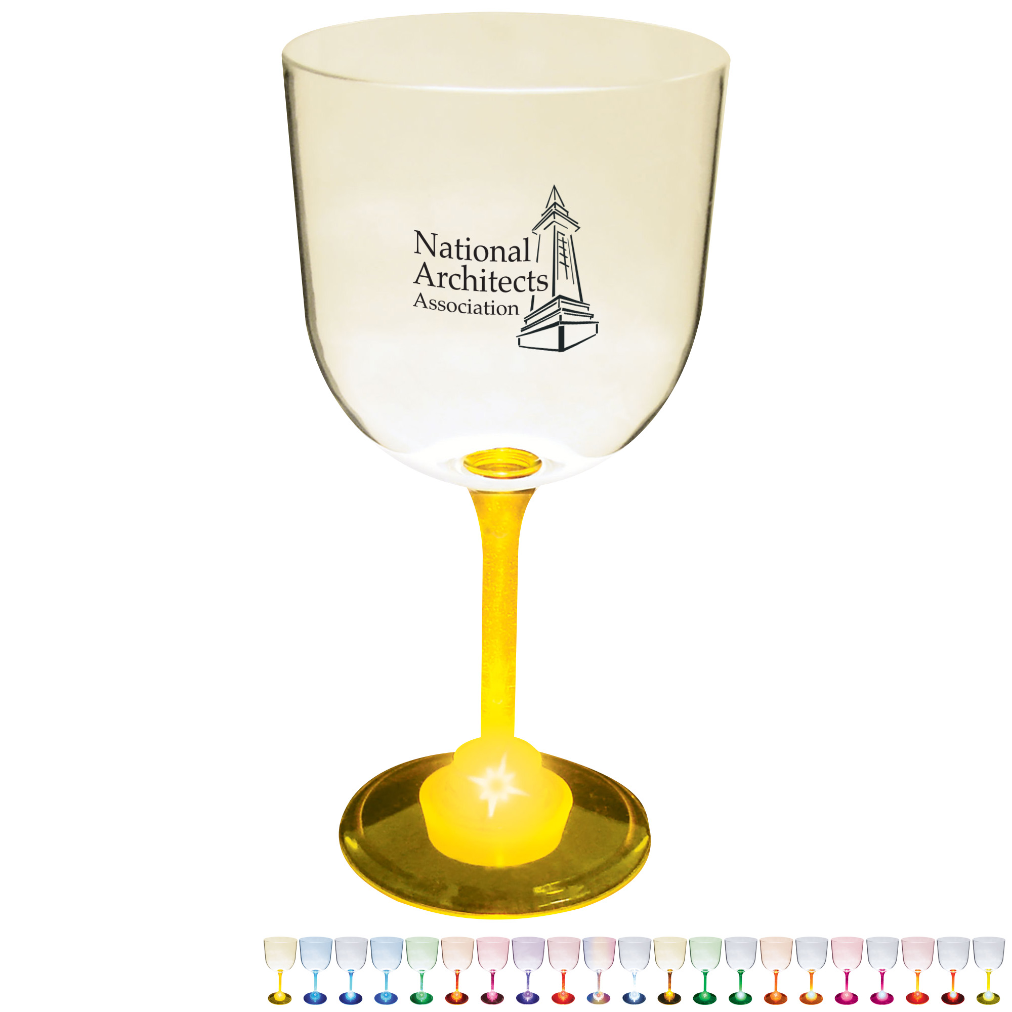 Product Photo 1 Light Up LED Wine Goblet, 14oz.