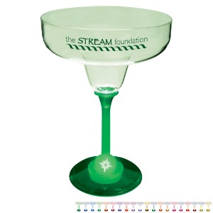 Light Up LED Margarita Glass, 12oz. - HW1395