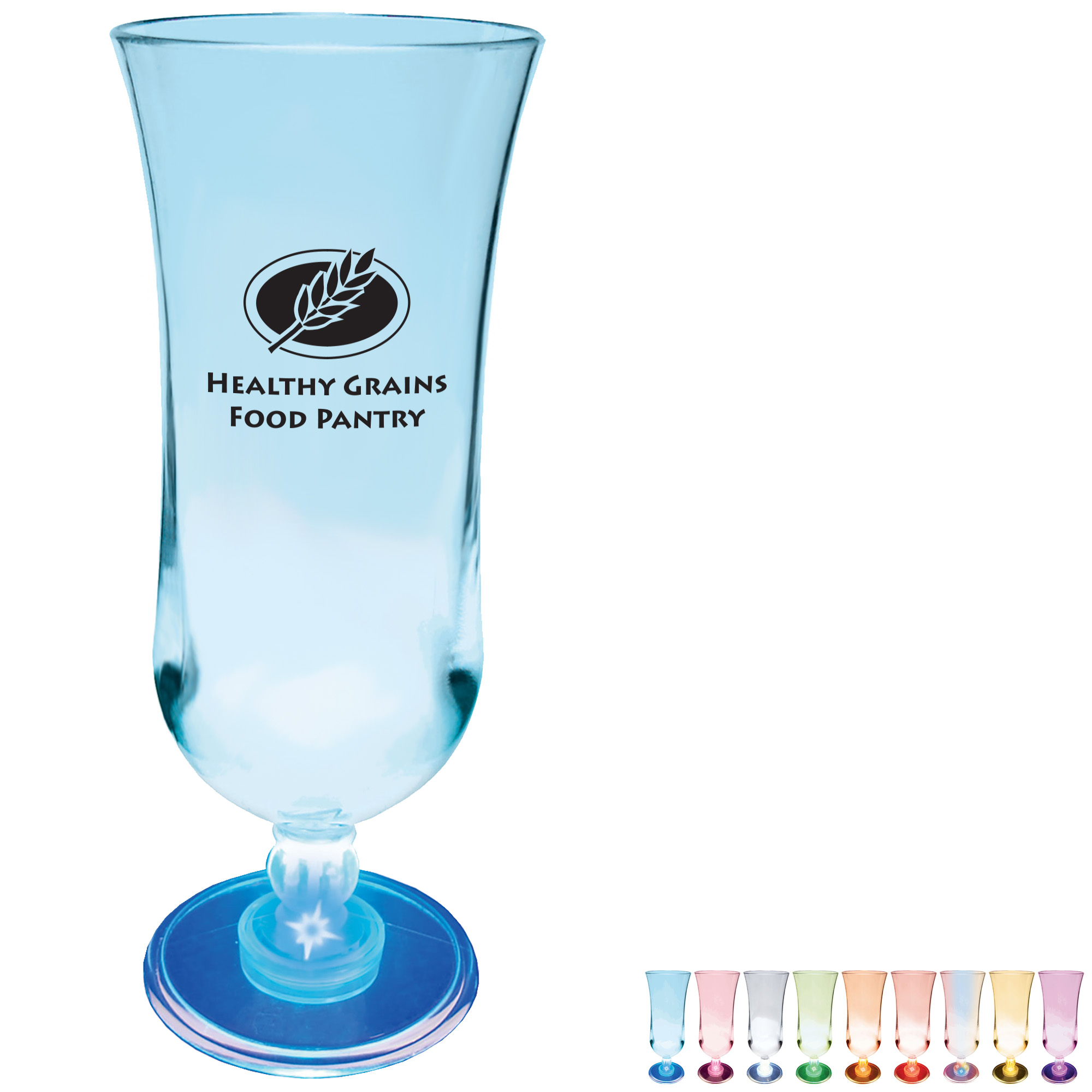 Product Photo 1 Light Up LED Hurricane Glass, 15oz.