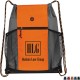 Two-Tone Multi-Pocket 300D Polyester Drawstring Backpack