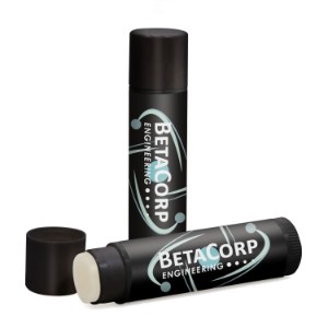 Unflavored Soy Lip Balm in Black Tube, SPF-30 - SZ5291