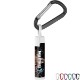 Unflavored Soy Lip Balm in White Tube w/ Hook Cap & Carabiner, SPF-30