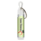 Photo 6 Basic Values™ Lip Balm in White Tube w/ Hook Cap & Keyring