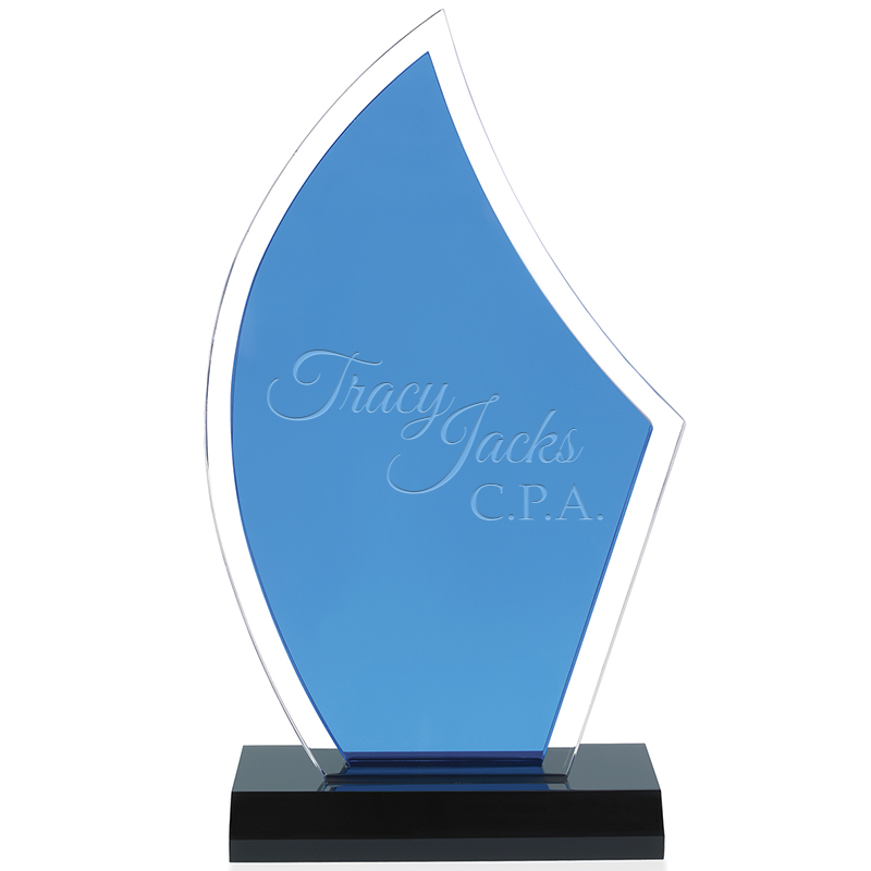 Product Photo 1 Acrylic Sailboat Award, 5" x 9-3/4"