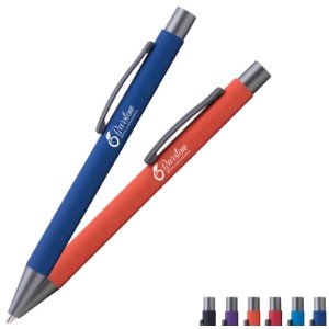 Bowie Soft Coated Barrel Ballpoint Pen - GS1325