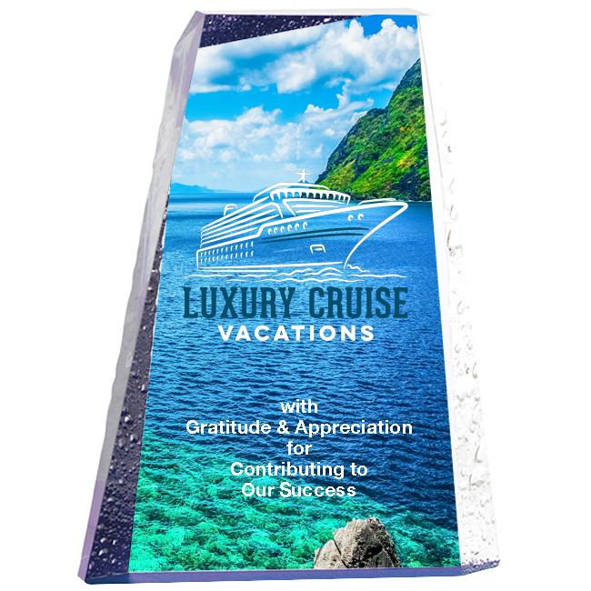 Product Photo 1 Ice Mountain Acrylic Award, 6" x 9"