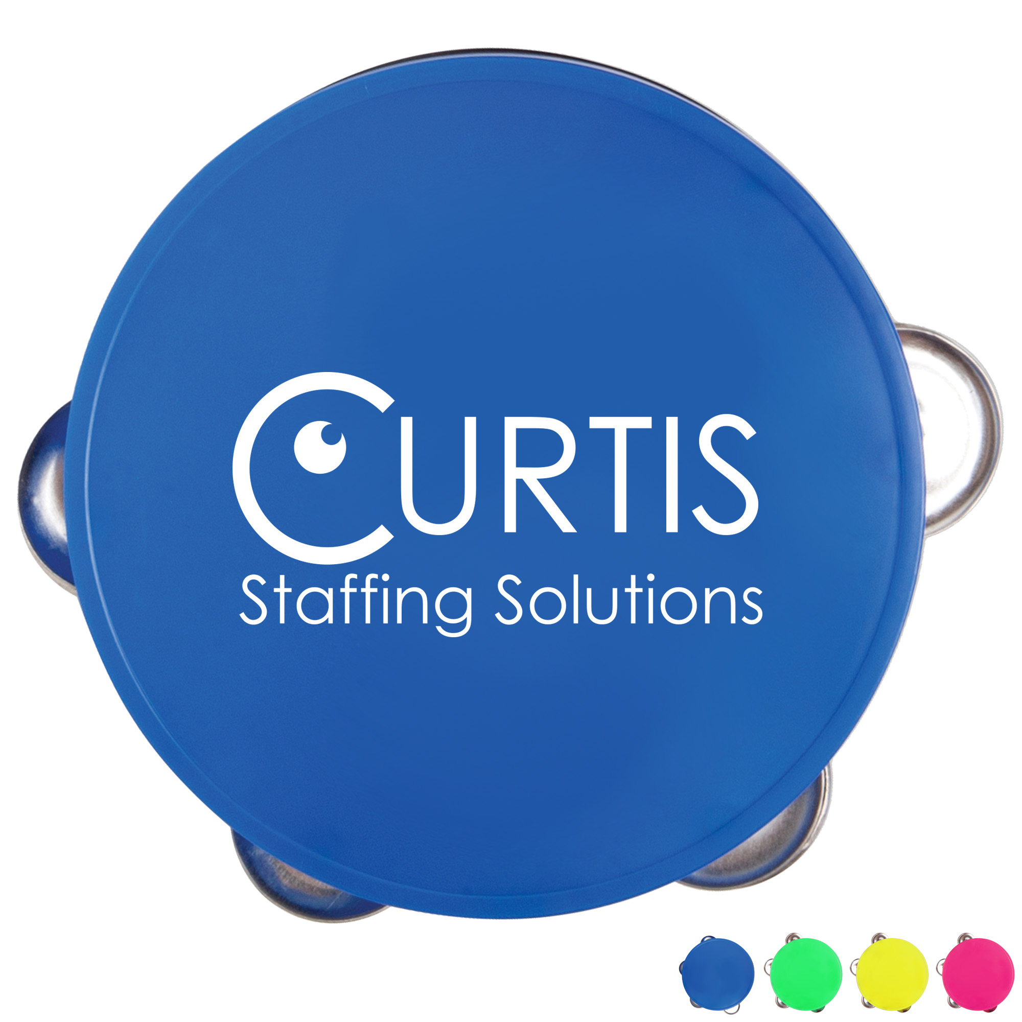 Product Photo 1 Colorful Plastic Tambourine, 5-1/2"