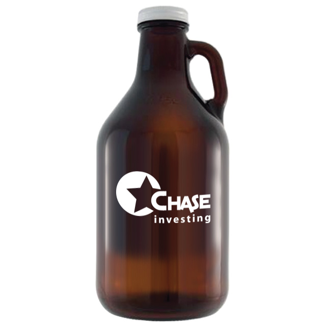 Product Photo 1 Amber Glass Growler, 64oz.