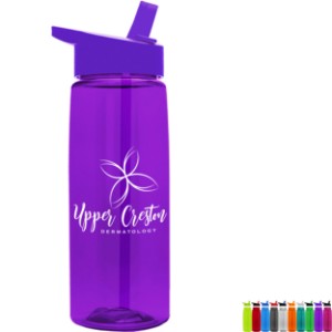 Flair Tritan™ Wide Mouth Sports Bottle, 26oz. - Flip Straw Lid - GY1911
