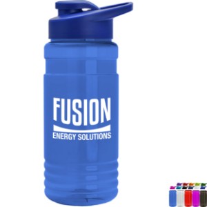 Groove Tritan™ Transparent Sports Bottle, 20oz. - Drink Thru Lid - GY1914