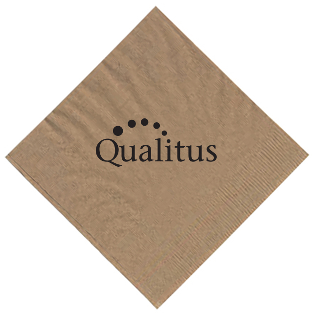 Product Photo 1 Kraft Beverage Napkin, 2 Ply