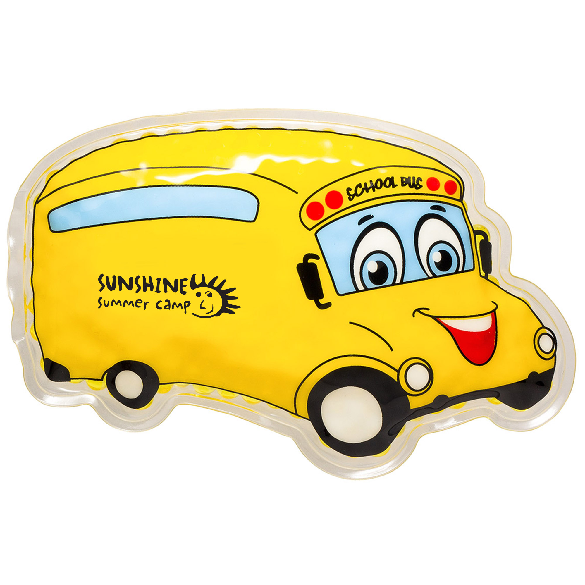 Product Photo 1 School Bus Aqua Pearls Hot/Cold Pack