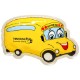 School Bus Aqua Pearls Hot/Cold Pack