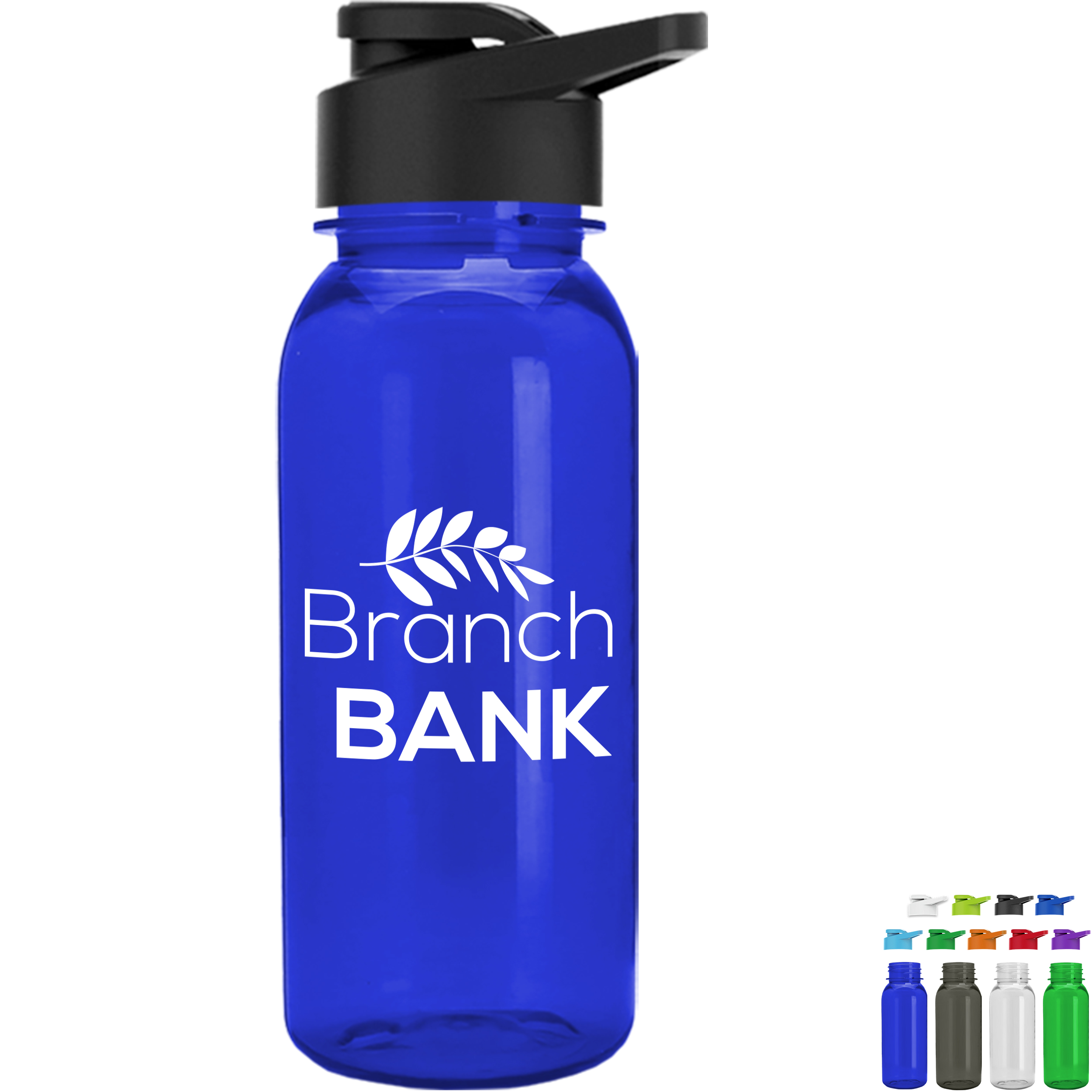 Product Photo 1 Cadet Tritan™ Transparent Sport Bottle, 18oz. - Drink Thru Lid