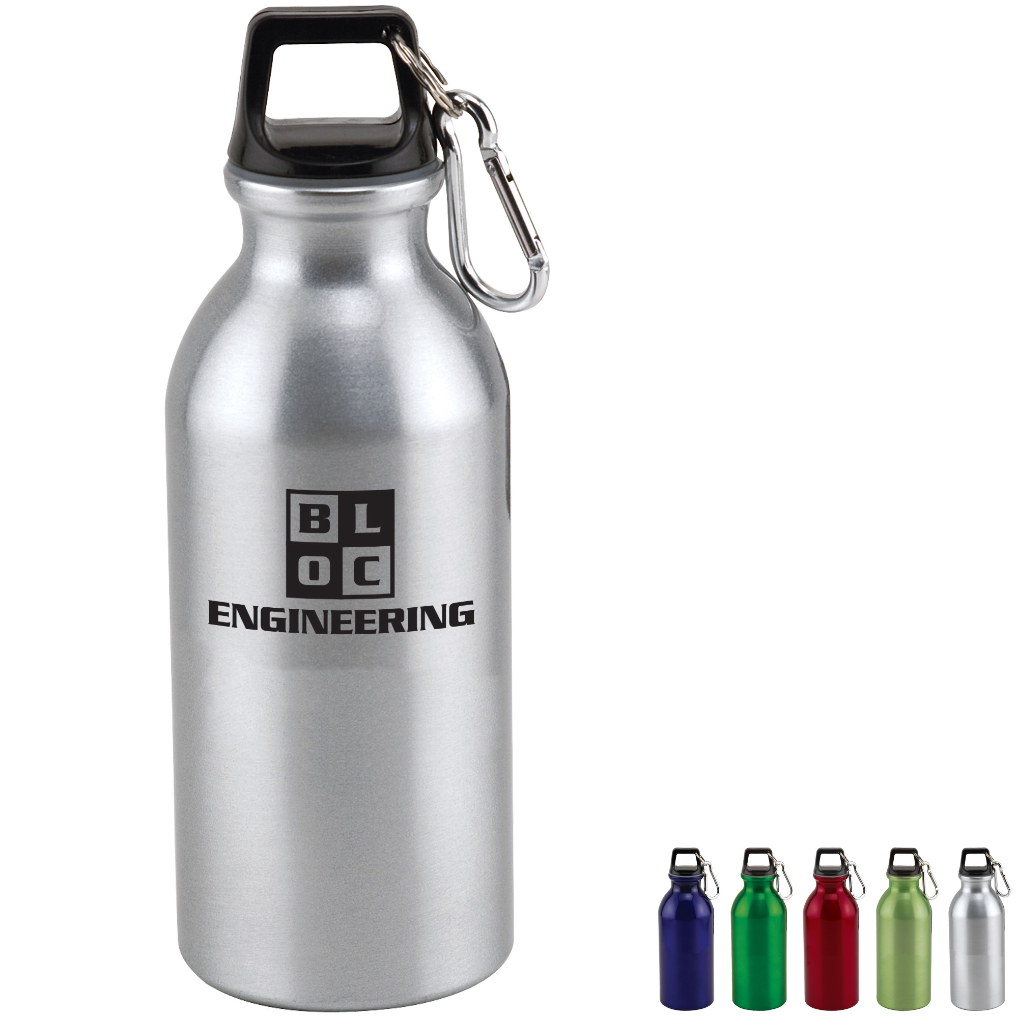 Product Photo 1 Wide Mouth Carabiner Aluminum Bottle, 20oz.