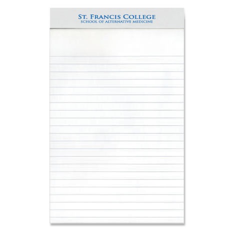 Product Photo 1 Legal Pad with Imprinted Header, 5" x 8"
